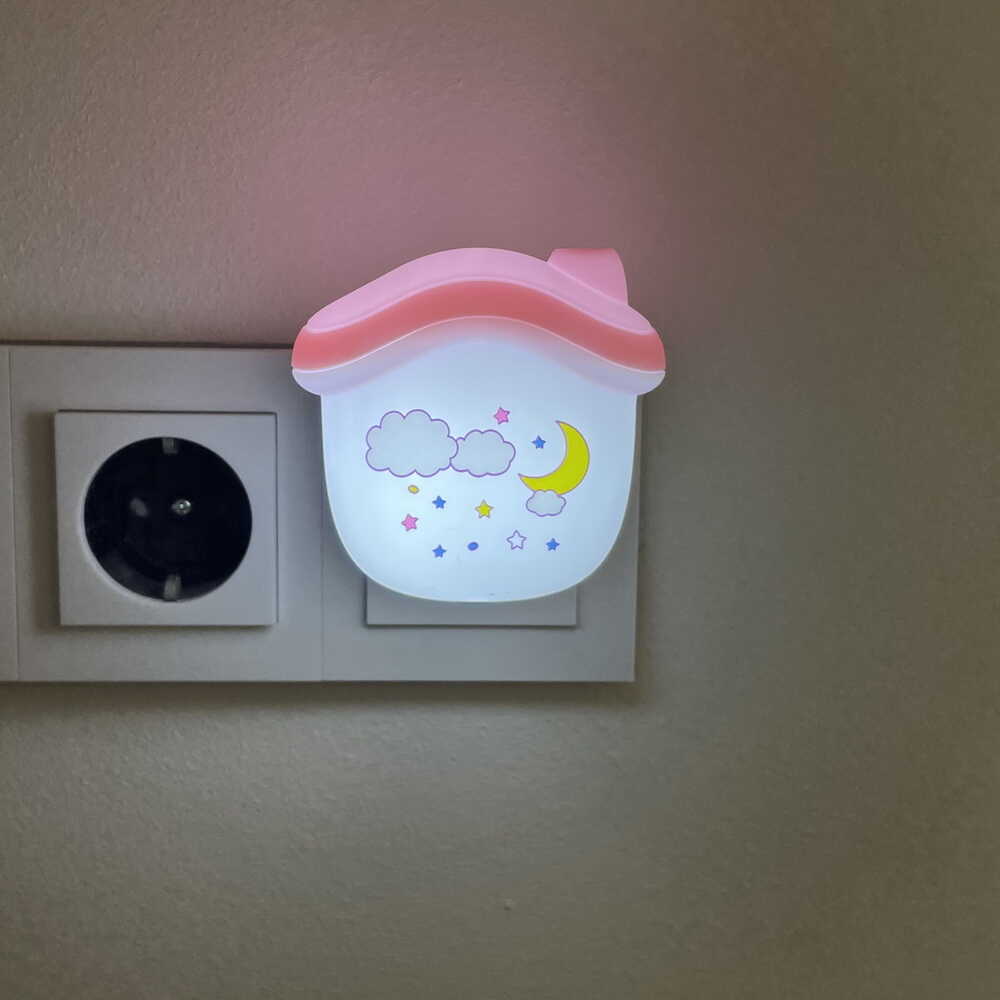 Нічник LED HOMMY 0,6W із сутінковим сенсором рожевий Violux ( 310306​​​​​ ) 